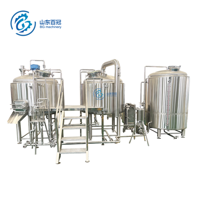 1000L 10HL Brewhouse Pabrik Bir Siap Pakai